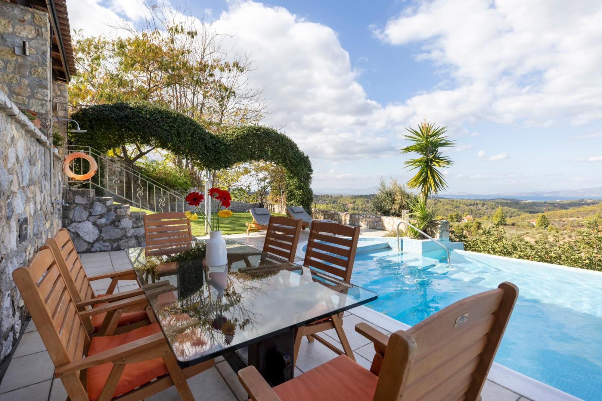 Villa Marrone Splendid Seaview Markopoulon Oropou Exteriér fotografie
