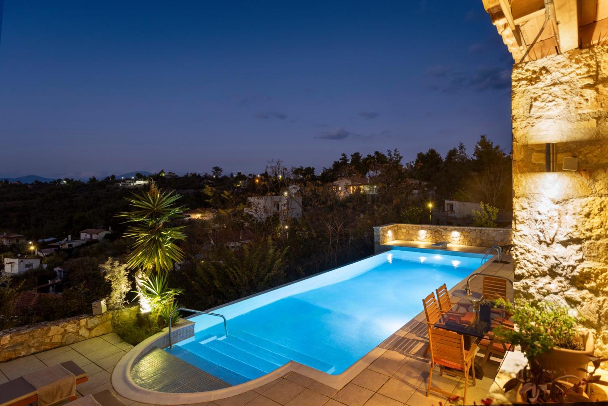 Villa Marrone Splendid Seaview Markopoulon Oropou Exteriér fotografie
