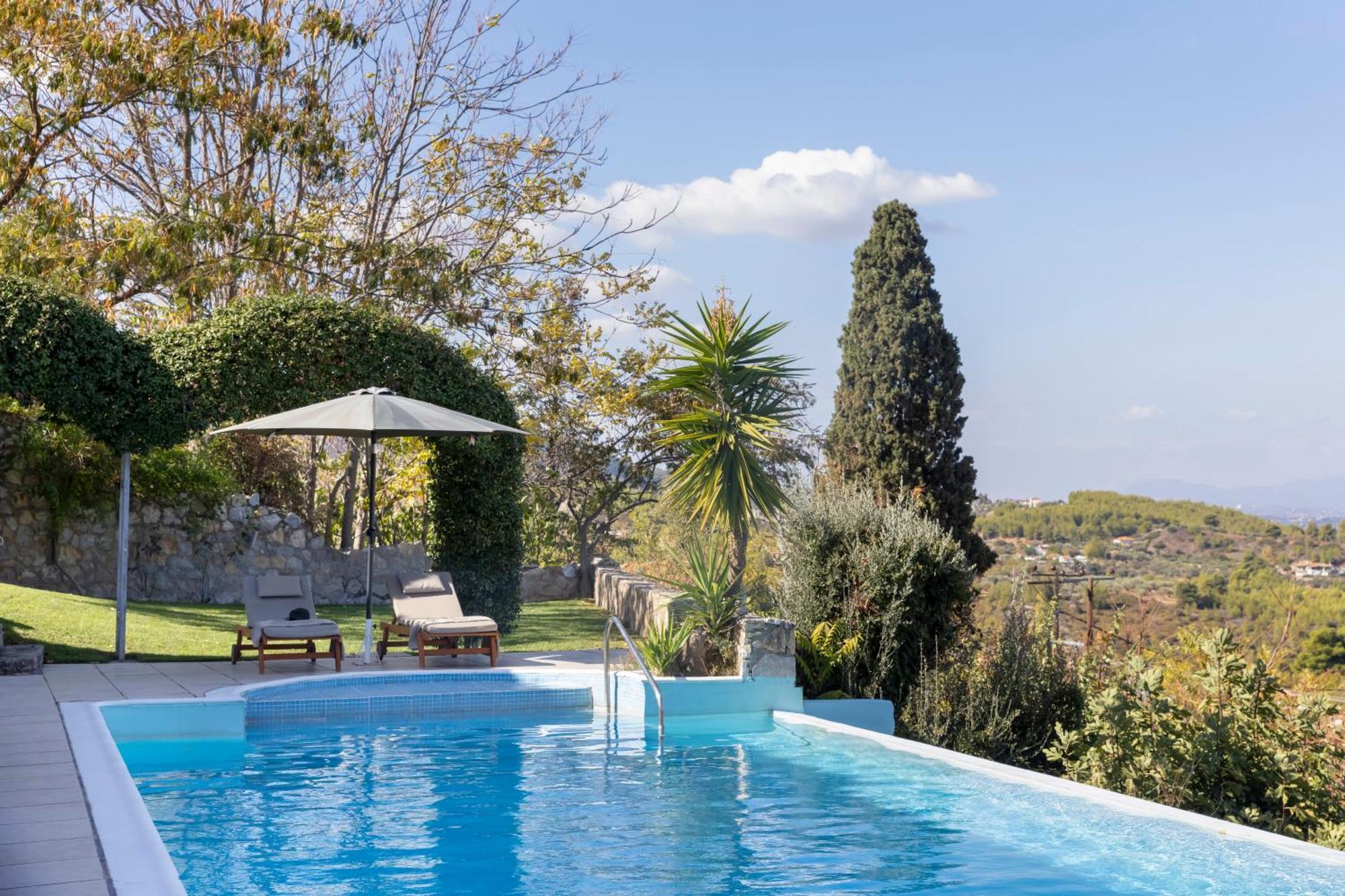 Villa Marrone Splendid Seaview Markopoulon Oropou Exteriér fotografie