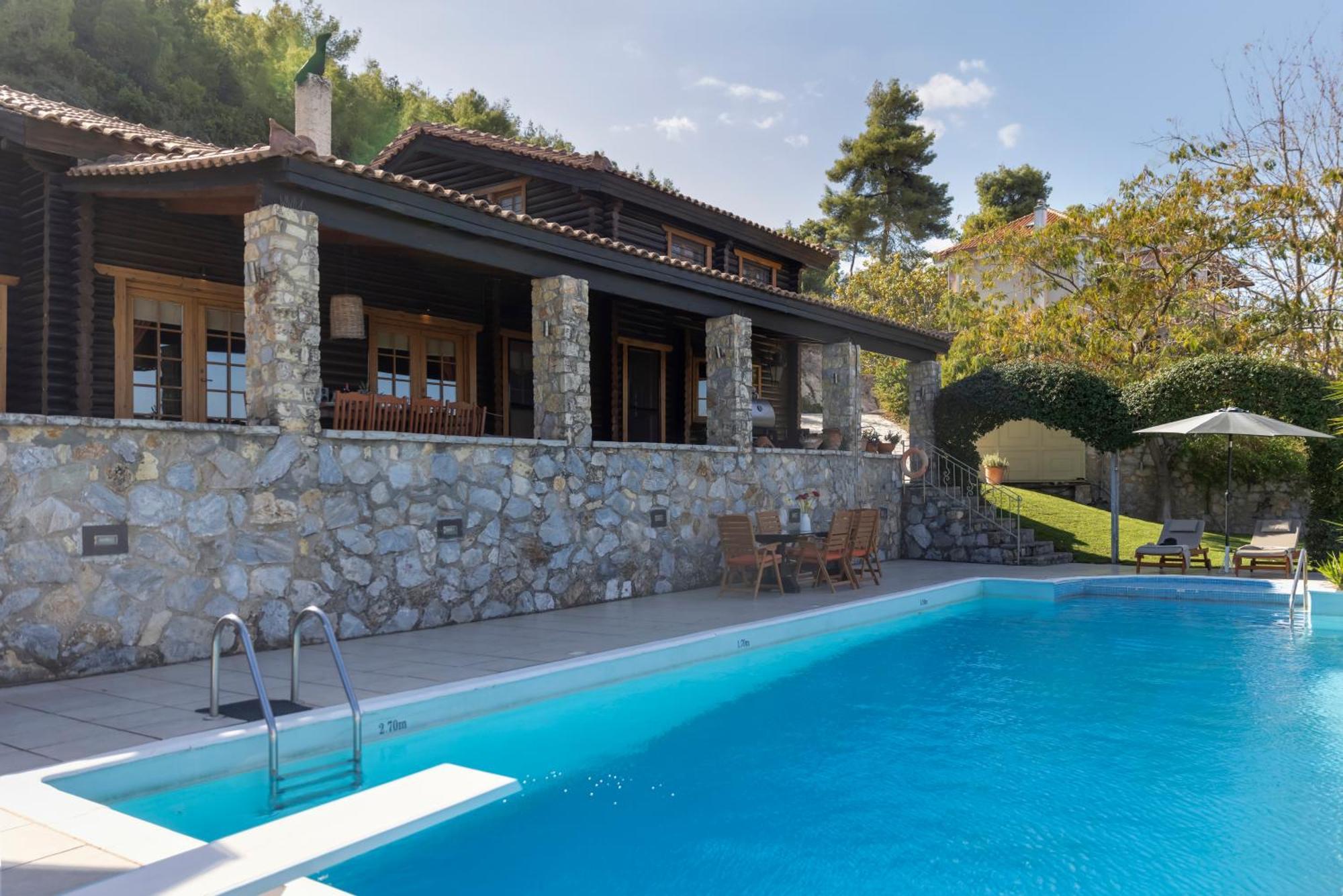Villa Marrone Splendid Seaview Markopoulon Oropou Exteriér fotografie