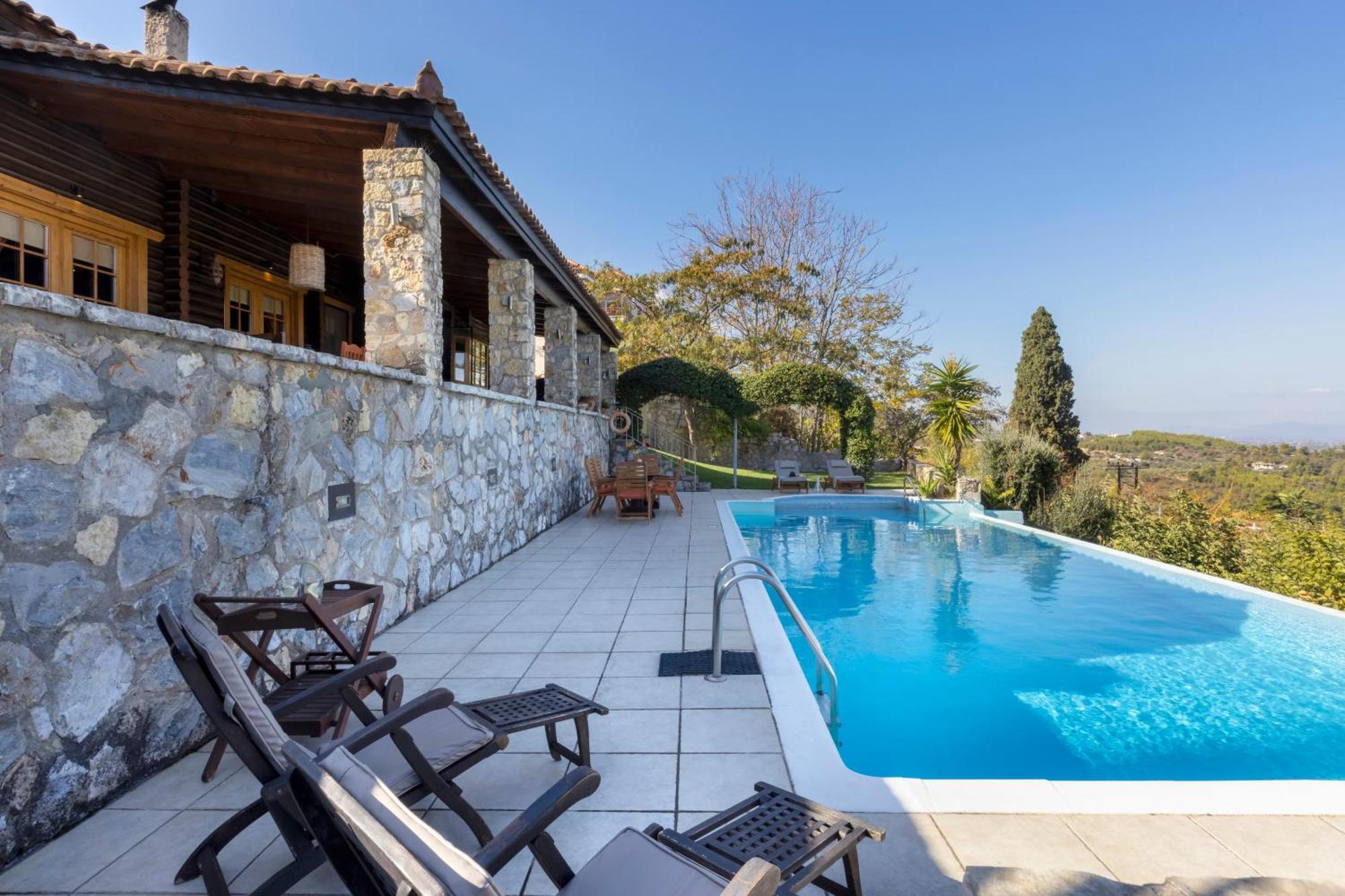 Villa Marrone Splendid Seaview Markopoulon Oropou Exteriér fotografie