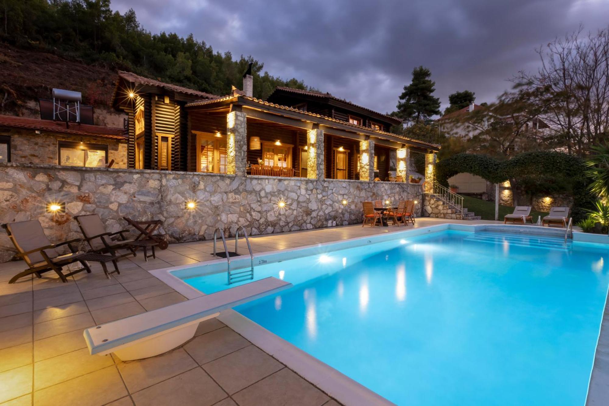 Villa Marrone Splendid Seaview Markopoulon Oropou Exteriér fotografie