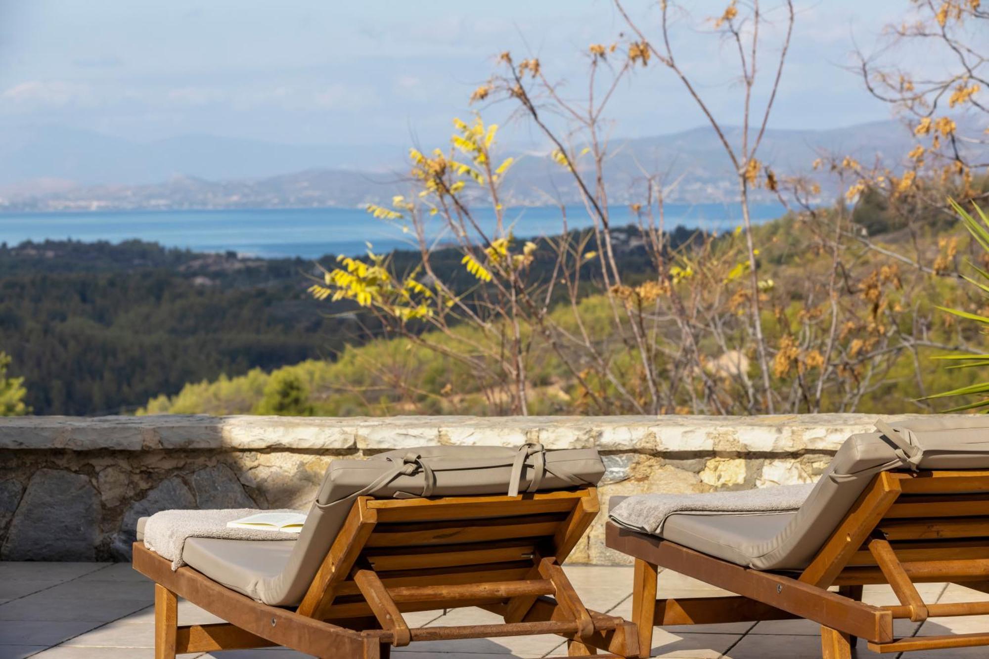 Villa Marrone Splendid Seaview Markopoulon Oropou Exteriér fotografie