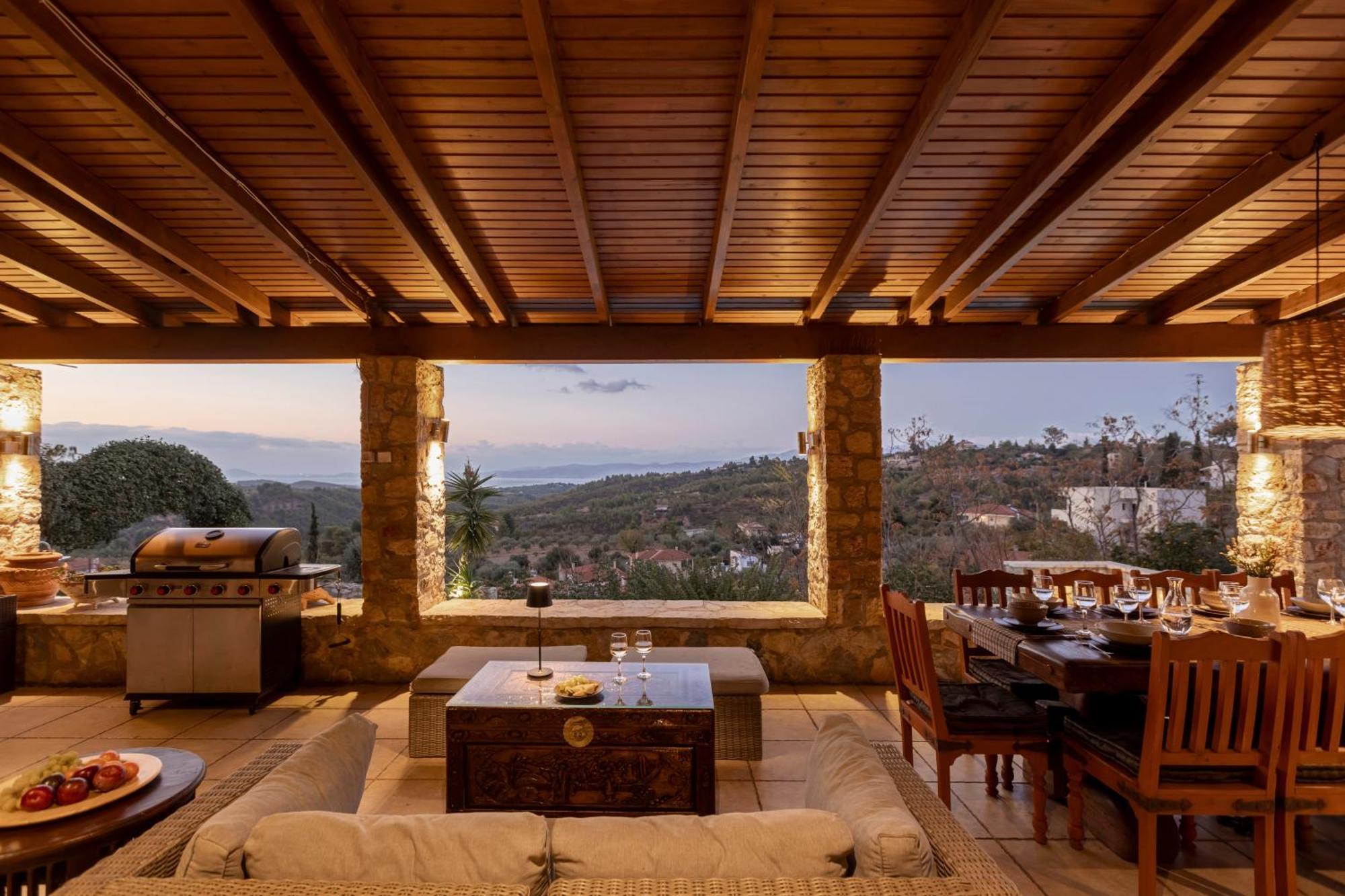 Villa Marrone Splendid Seaview Markopoulon Oropou Exteriér fotografie