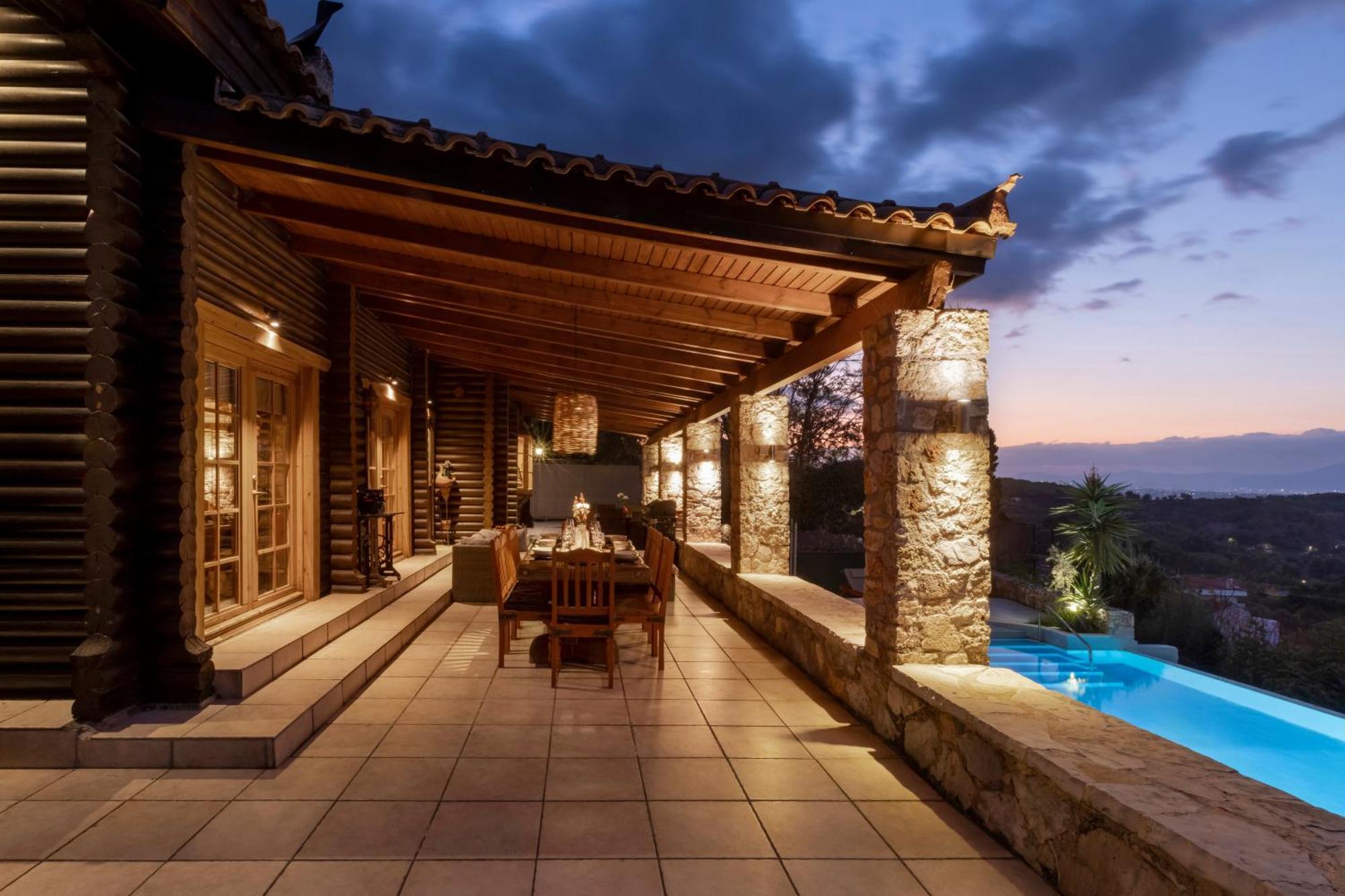 Villa Marrone Splendid Seaview Markopoulon Oropou Exteriér fotografie