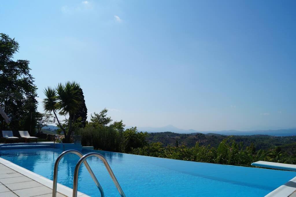 Villa Marrone Splendid Seaview Markopoulon Oropou Exteriér fotografie