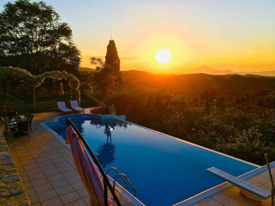 Villa Marrone Splendid Seaview Markopoulon Oropou Exteriér fotografie
